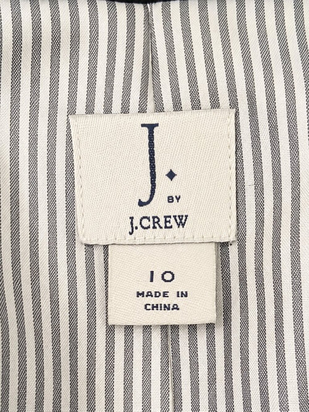 J by J.Crew - Schoolboy Blazer - black - size 10 - Picture 6 of 11